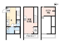 メゾンショコラE（メゾンショコライー）の間取り画像