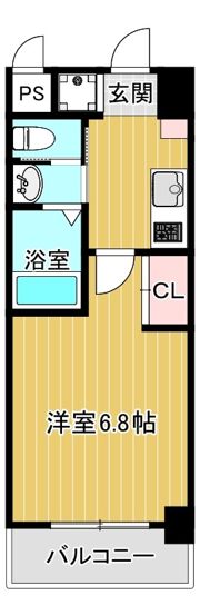 フレアコート梅田の間取り画像