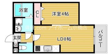 ALEGRIA鶴見区今津の間取り画像
