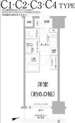 エスリード難波ザ・アークの間取り画像