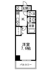 シャルマンフジ天神橋ノースの間取り画像