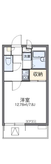 レオパレス曙の間取り画像