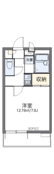 レオパレス曙の間取り画像