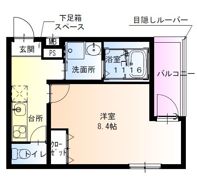 フジパレス城北公園通II番館の間取り画像