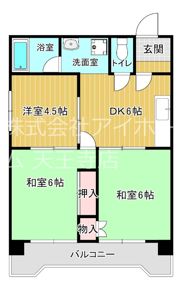 モンリベルテ天王寺の間取り画像