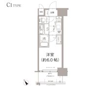 エスリード大阪デュアルゲートの間取り画像