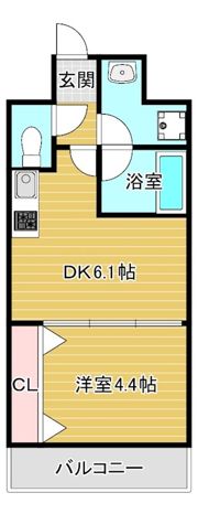 プレジオ都島の間取り画像