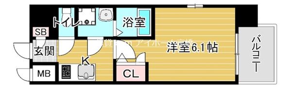 エスリード京橋桜ノ宮公園の間取り画像