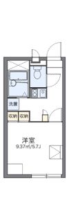 レオパレス赤井の間取り画像