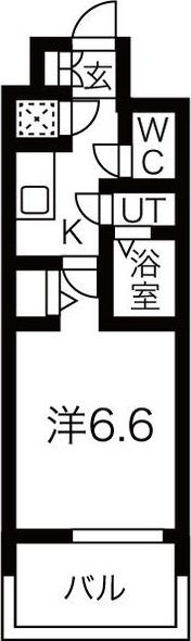 レジュールアッシュ中之島サウスの間取り画像