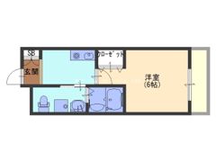 コンチネンタル東小橋の間取り画像