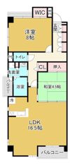 シャーメゾン白鷺の間取り画像