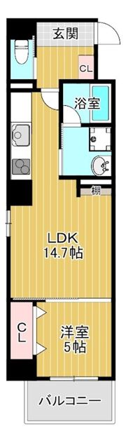 ジューム南森の間取り画像