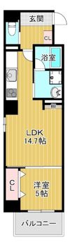 ジューム南森の間取り画像