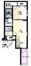 フジパレスあびこII番館の間取り画像