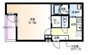 フジパレス山之内VIII番館の間取り画像