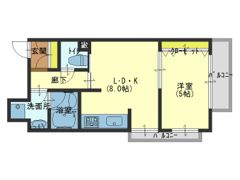 クラウンハイム上町台セントラルラ・カーサの間取り画像