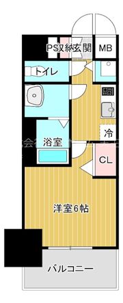 アクアプレイス天王寺IIの間取り画像