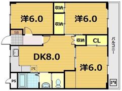 ローズハイツの間取り画像