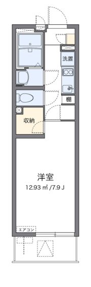 クレイノかもめの間取り画像