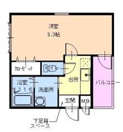 フジパレスソレイユIIの間取り画像