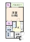 フジパレス西加賀屋ノースの間取り画像