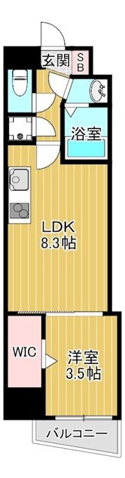 セレニテ梅田ルフレの間取り画像