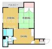 ベルコネクト北田辺の間取り画像