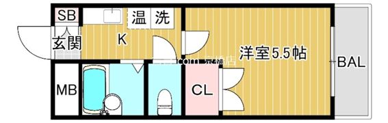 ノースコートの間取り画像