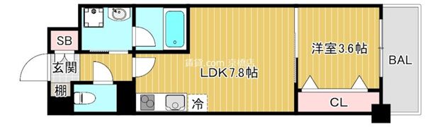 グランツ鶴見の間取り画像