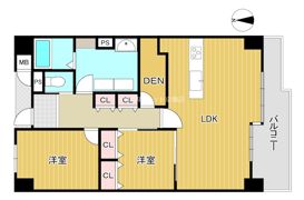 グリーンビュー鶴見1号棟の間取り画像