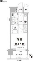 エスリード天王寺町北の間取り画像