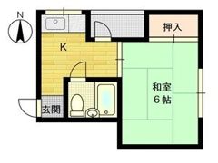 グレース岸里の間取り画像