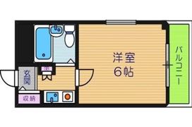 アパルト四天王寺Iの間取り画像