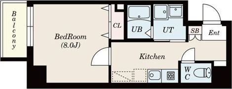 Rainbow Court阿倍野（レインボーコート阿倍野）の間取り画像