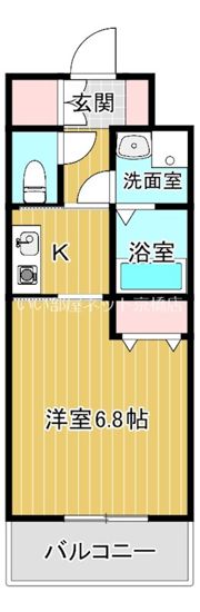 ラクラス高殿（旧Krehl高殿）の間取り画像