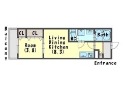 センターポートの間取り画像