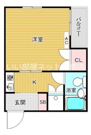 パレ・ドゥ・ナカミヤの間取り画像