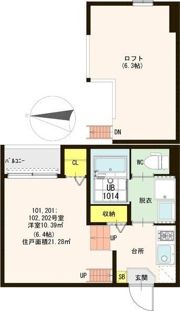 Happiness K.Iの間取り画像