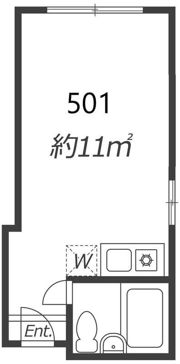 OLA COURT 西田辺 （オラコート西田辺）の間取り画像