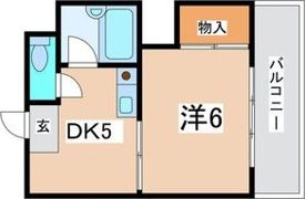 エフィーネ西田辺の間取り画像