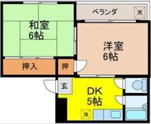 マナベハイツ播磨の間取り画像