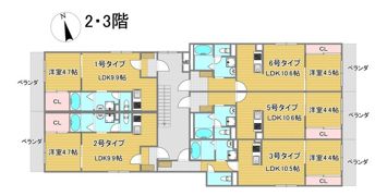 エトワール阿倍野の間取り画像