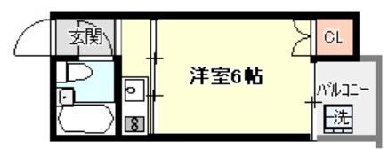 PALMIZIO平野西2の間取り画像