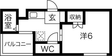 Belong千林（旧 千林ロイヤルハイツ）の間取り画像