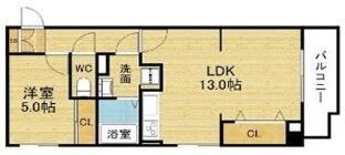 エール阿倍野元町の間取り画像