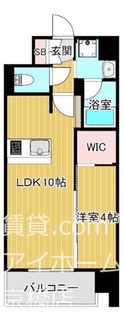 アーバネックス大阪城北の間取り画像