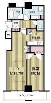 あべのnini （アートアルテール）の間取り画像