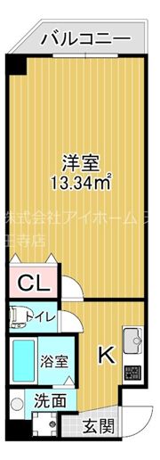 フィオーラマンション天王寺の間取り画像