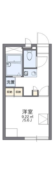 レオパレスAdvance富雄の間取り画像